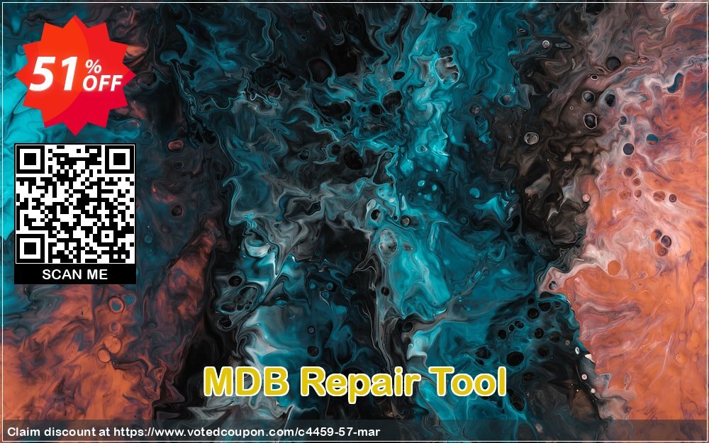 MDB Repair Tool Coupon, discount 50% Off. Promotion: 50% Off the Purchase Price