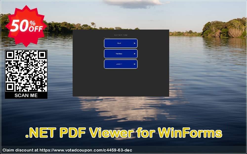 .NET PDF Viewer for WinForms Coupon, discount 50% Off. Promotion: 50% Off the Purchase Price
