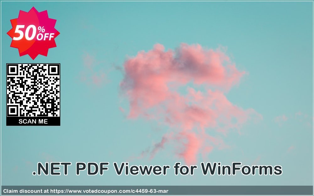 .NET PDF Viewer for WinForms Coupon, discount 50% Off. Promotion: 50% Off the Purchase Price