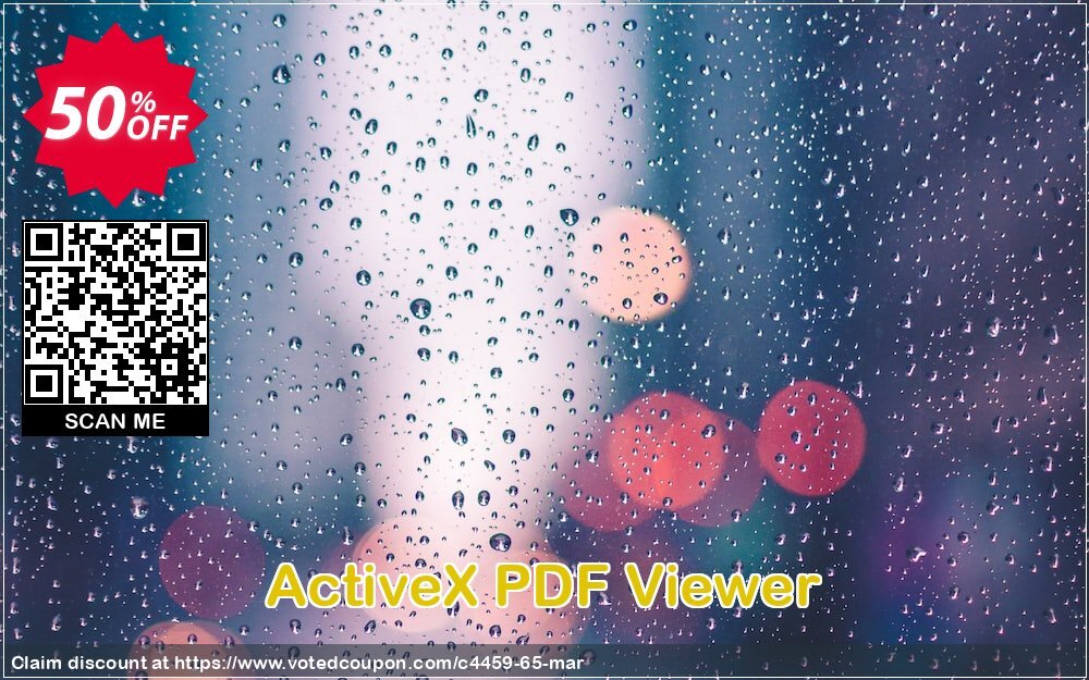 ActiveX PDF Viewer Coupon, discount 50% Off. Promotion: 50% Off the Purchase Price