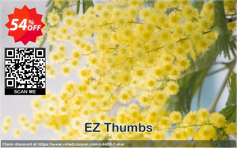 EZ Thumbs Coupon, discount 50% Off. Promotion: 50% Off the Purchase Price