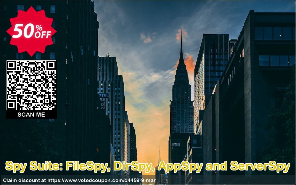 Spy Suite: FileSpy, DirSpy, AppSpy and ServerSpy Coupon Code May 2024, 50% OFF - VotedCoupon