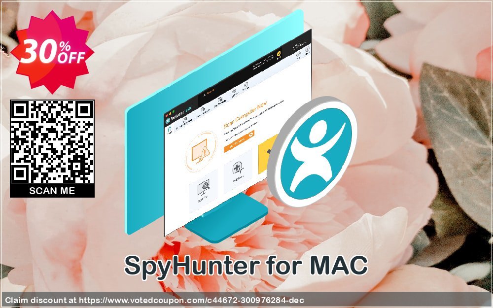 SpyHunter for MAC Coupon, discount 25% off with SpyHunter. Promotion: