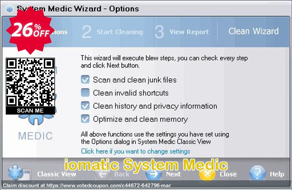 iomatic System Medic Coupon, discount 25% off with EnigmaSoft iomatic System Medic. Promotion: 