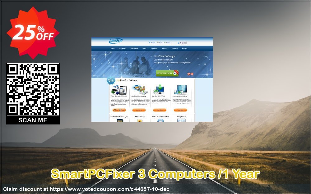 SmartPCFixer 3 Computers /Yearly Coupon, discount Lionsea Software coupon archive (44687). Promotion: Lionsea Software coupon discount codes archive (44687)