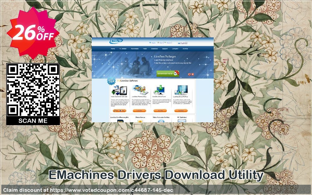 EMAChines Drivers Download Utility Coupon, discount Lionsea Software coupon archive (44687). Promotion: Lionsea Software coupon discount codes archive (44687)