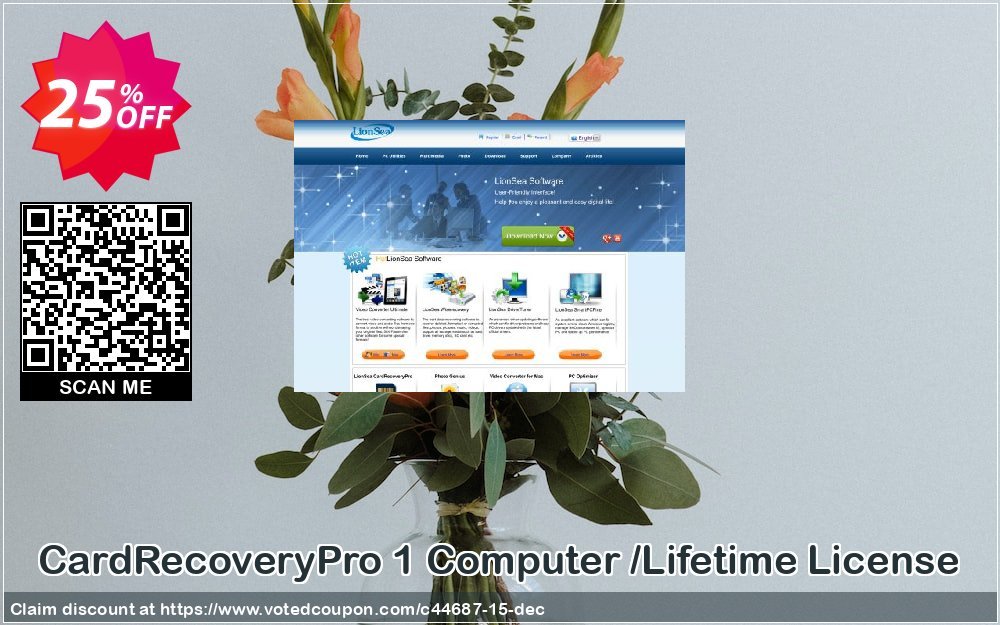 CardRecoveryPro 1 Computer /Lifetime Plan Coupon, discount Lionsea Software coupon archive (44687). Promotion: Lionsea coupon - 44687