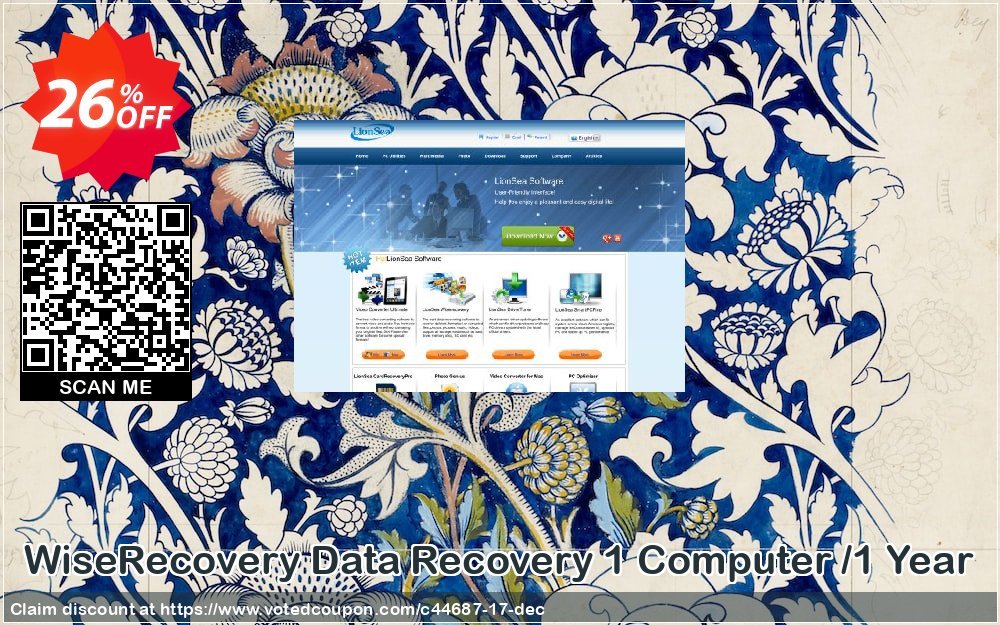 WiseRecovery Data Recovery 1 Computer /Yearly Coupon Code May 2024, 26% OFF - VotedCoupon
