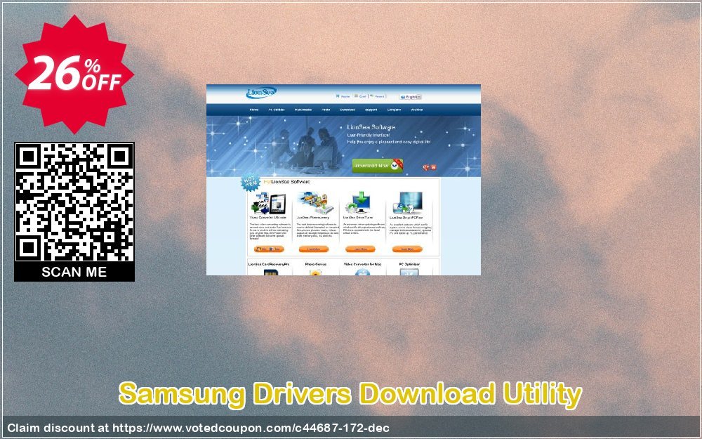 Samsung Drivers Download Utility Coupon, discount Lionsea Software coupon archive (44687). Promotion: Lionsea Software coupon discount codes archive (44687)