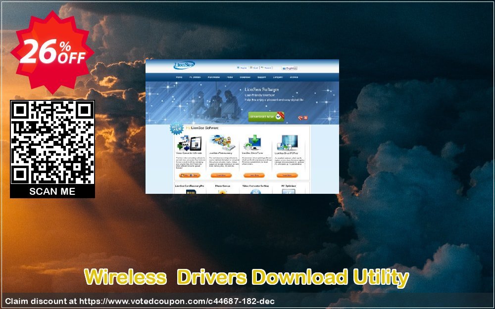 Wireless  Drivers Download Utility Coupon, discount Lionsea Software coupon archive (44687). Promotion: Lionsea Software coupon discount codes archive (44687)