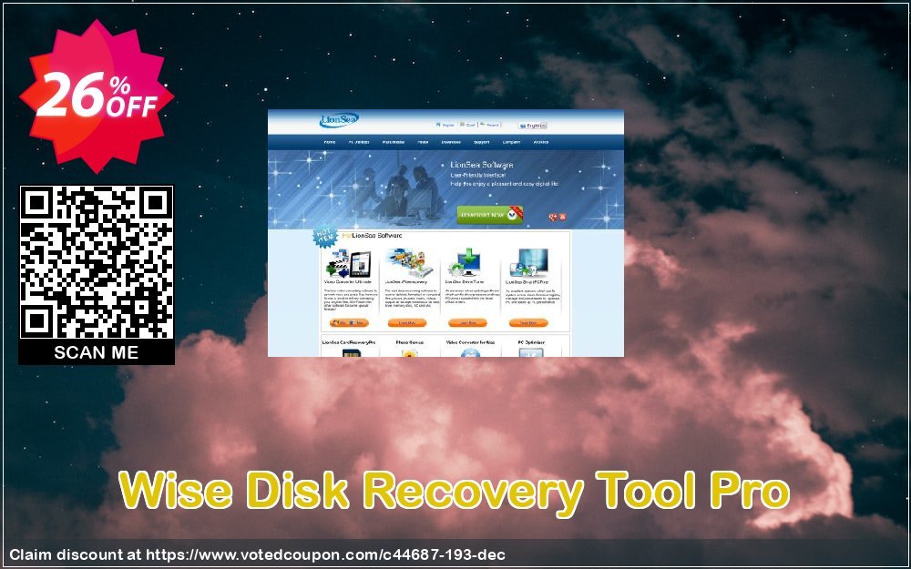 Wise Disk Recovery Tool Pro Coupon, discount Lionsea Software coupon archive (44687). Promotion: Lionsea Software coupon discount codes archive (44687)