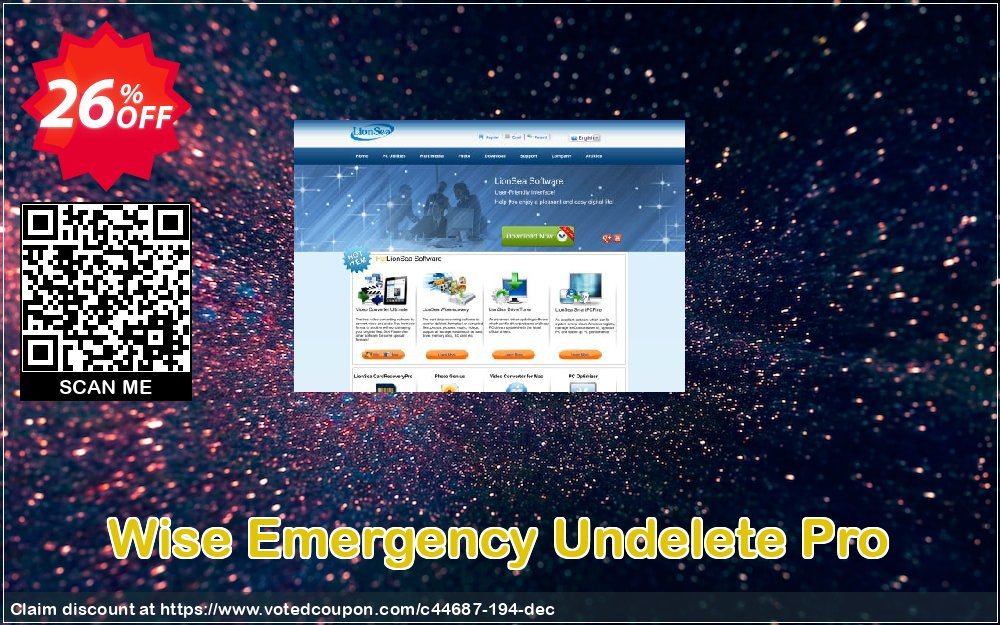 Wise Emergency Undelete Pro Coupon, discount Lionsea Software coupon archive (44687). Promotion: Lionsea Software coupon discount codes archive (44687)