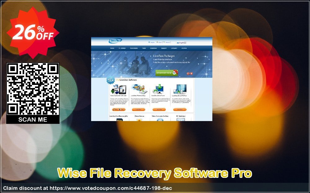 Wise File Recovery Software Pro Coupon, discount Lionsea Software coupon archive (44687). Promotion: Lionsea Software coupon discount codes archive (44687)