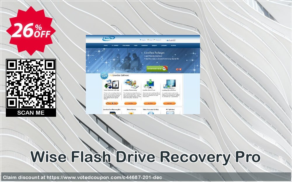 Wise Flash Drive Recovery Pro Coupon, discount Lionsea Software coupon archive (44687). Promotion: Lionsea Software coupon discount codes archive (44687)