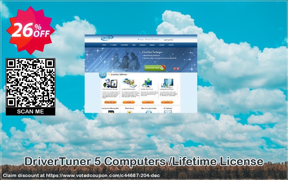 DriverTuner 5 Computers /Lifetime Plan Coupon, discount Lionsea Software coupon archive (44687). Promotion: Lionsea Software coupon discount codes archive (44687)