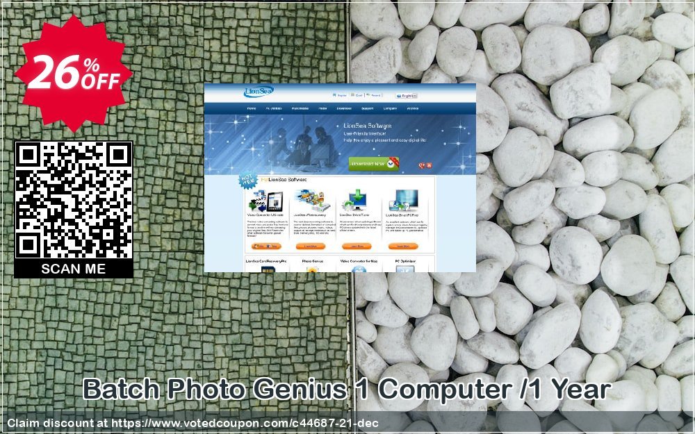 Batch Photo Genius 1 Computer /Yearly Coupon, discount Lionsea Software coupon archive (44687). Promotion: Lionsea Software coupon discount codes archive (44687)