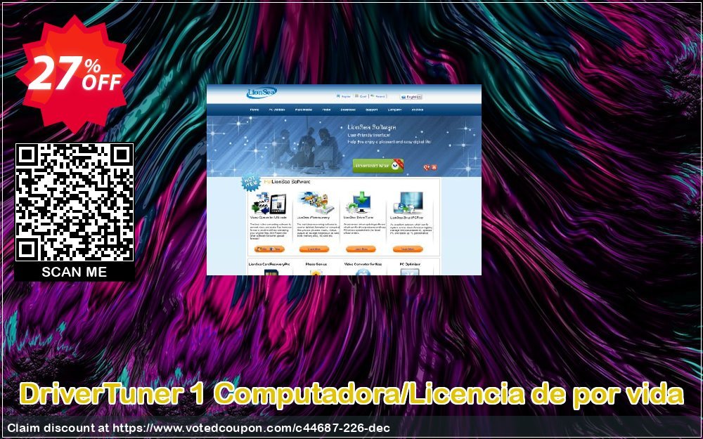 DriverTuner 1 Computadora/Licencia de por vida Coupon, discount Lionsea Software coupon archive (44687). Promotion: Lionsea Software coupon discount codes archive (44687)