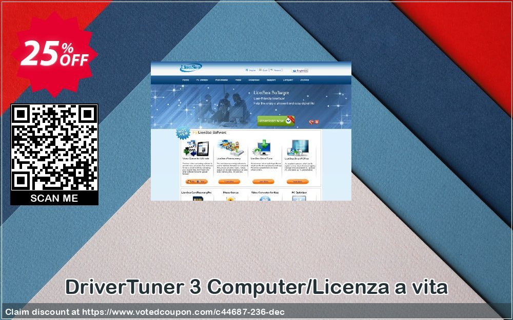 DriverTuner 3 Computer/Licenza a vita Coupon, discount Lionsea Software coupon archive (44687). Promotion: Lionsea Software coupon discount codes archive (44687)