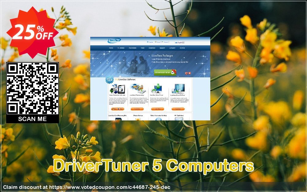 DriverTuner 5 Computers Coupon, discount Lionsea Software coupon archive (44687). Promotion: Lionsea Software coupon discount codes archive (44687)