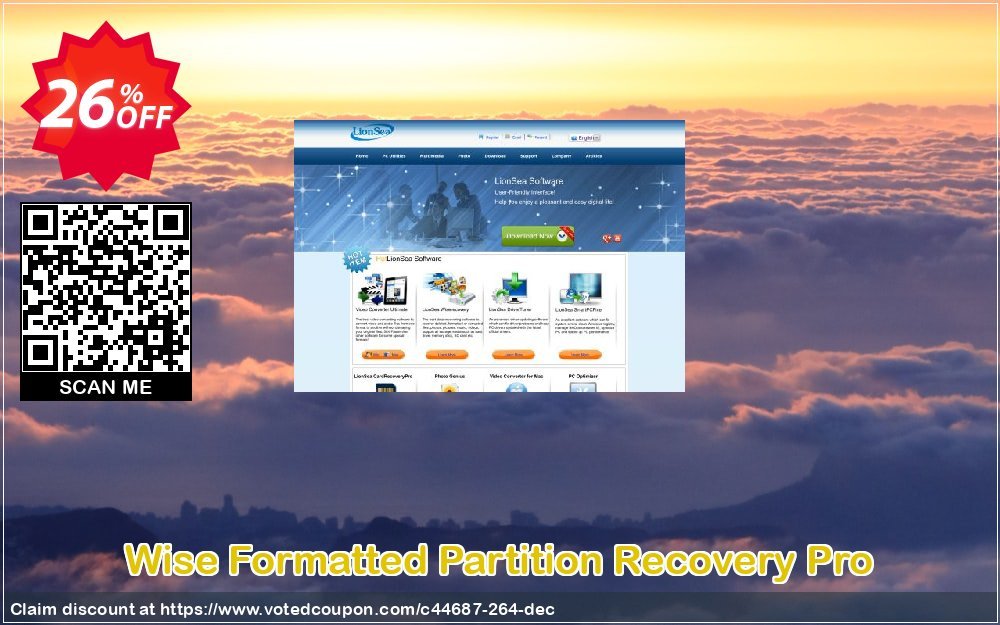 Wise Formatted Partition Recovery Pro Coupon, discount Lionsea Software coupon archive (44687). Promotion: Lionsea Software coupon discount codes archive (44687)
