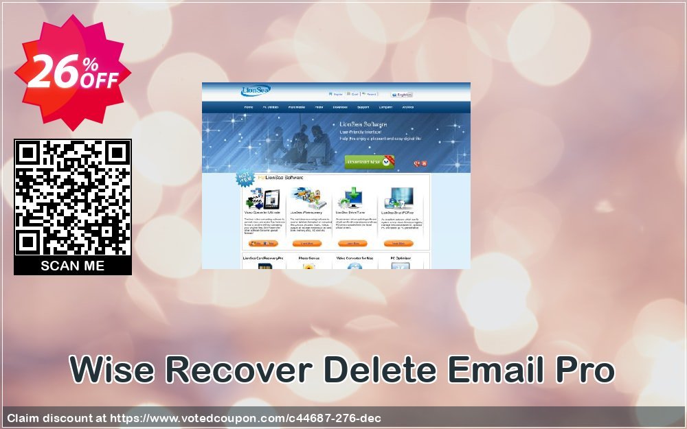 Wise Recover Delete Email Pro Coupon, discount Lionsea Software coupon archive (44687). Promotion: Lionsea Software coupon discount codes archive (44687)