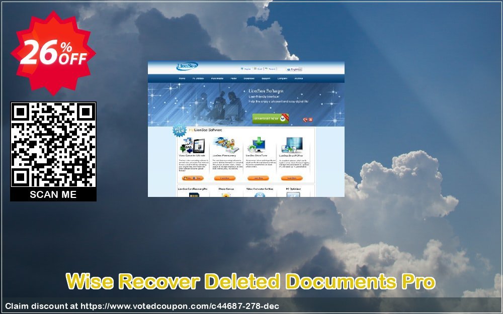 Wise Recover Deleted Documents Pro Coupon, discount Lionsea Software coupon archive (44687). Promotion: Lionsea Software coupon discount codes archive (44687)