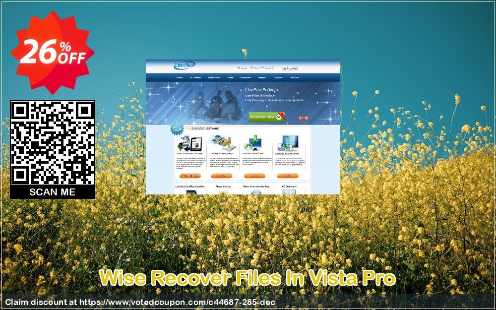 Wise Recover Files In Vista Pro Coupon, discount Lionsea Software coupon archive (44687). Promotion: Lionsea Software coupon discount codes archive (44687)