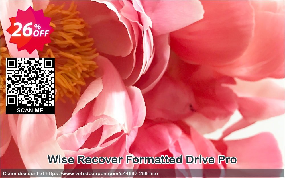 Wise Recover Formatted Drive Pro Coupon Code Apr 2024, 26% OFF - VotedCoupon