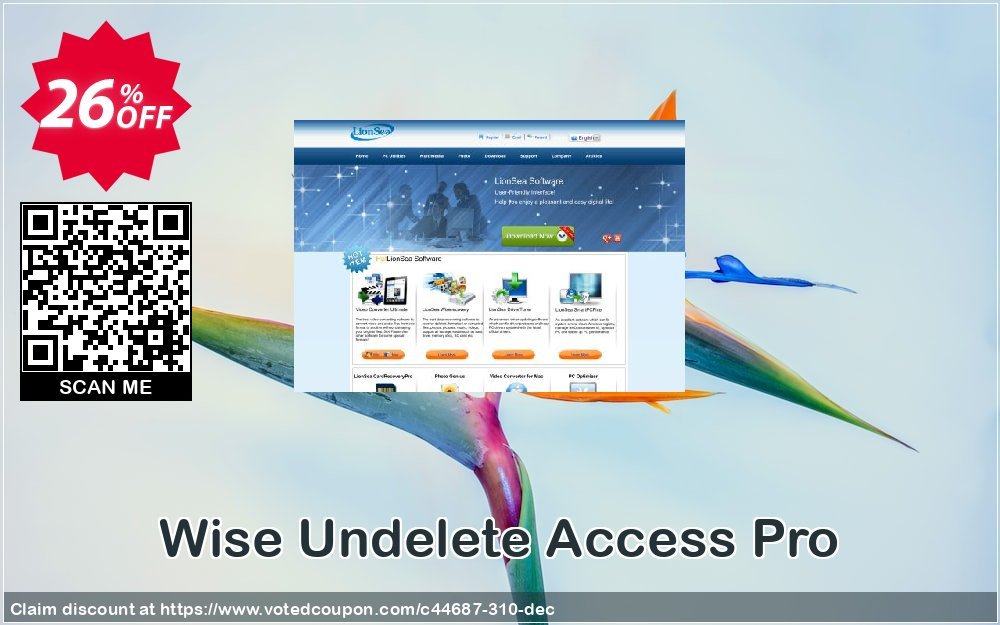 Wise Undelete Access Pro Coupon, discount Lionsea Software coupon archive (44687). Promotion: Lionsea Software coupon discount codes archive (44687)