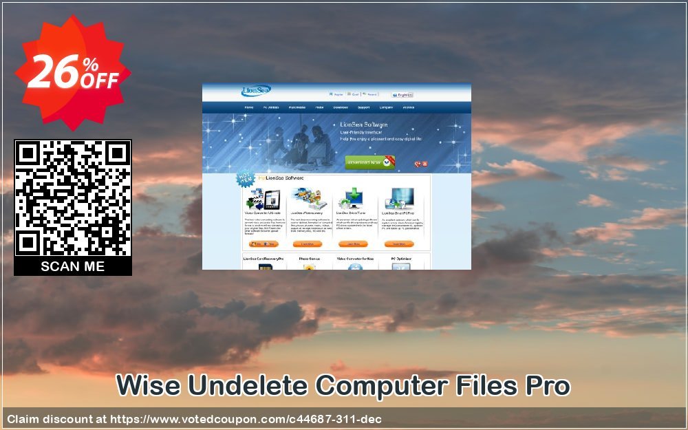 Wise Undelete Computer Files Pro Coupon, discount Lionsea Software coupon archive (44687). Promotion: Lionsea Software coupon discount codes archive (44687)