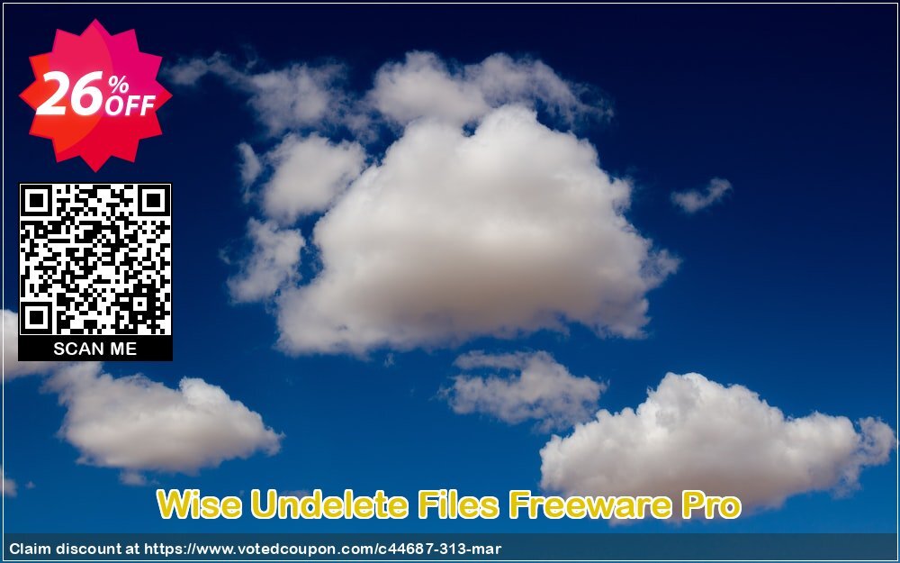 Wise Undelete Files Freeware Pro Coupon Code Apr 2024, 26% OFF - VotedCoupon