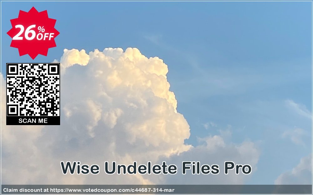 Wise Undelete Files Pro Coupon Code Apr 2024, 26% OFF - VotedCoupon