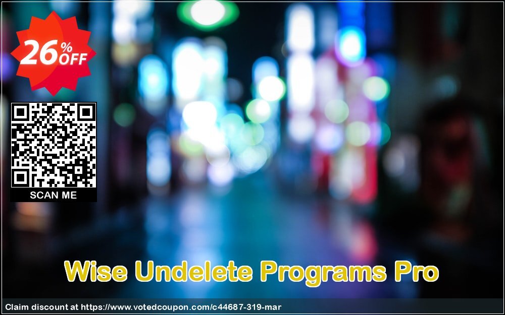 Wise Undelete Programs Pro Coupon Code Apr 2024, 26% OFF - VotedCoupon