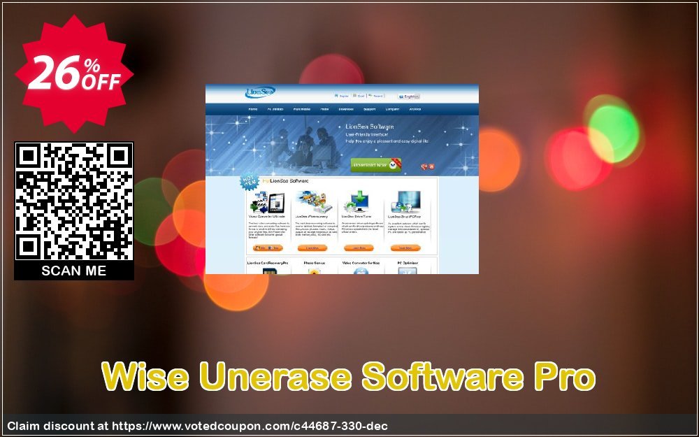 Wise Unerase Software Pro Coupon, discount Lionsea Software coupon archive (44687). Promotion: Lionsea Software coupon discount codes archive (44687)
