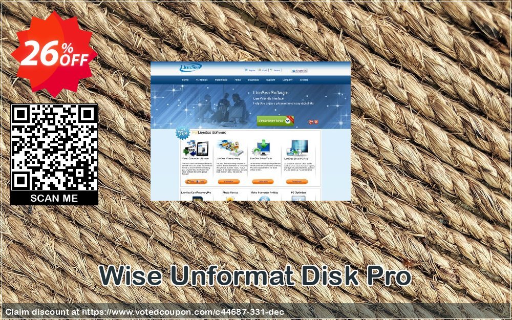 Wise Unformat Disk Pro Coupon, discount Lionsea Software coupon archive (44687). Promotion: Lionsea Software coupon discount codes archive (44687)