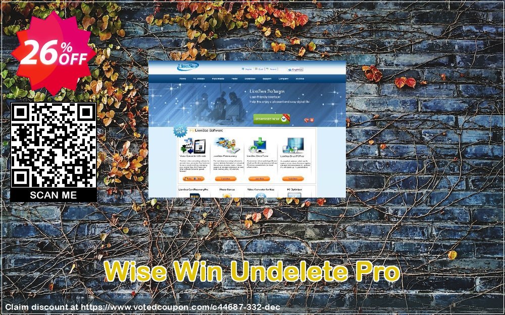 Wise Win Undelete Pro Coupon, discount Lionsea Software coupon archive (44687). Promotion: Lionsea Software coupon discount codes archive (44687)