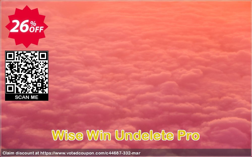 Wise Win Undelete Pro Coupon Code Apr 2024, 26% OFF - VotedCoupon