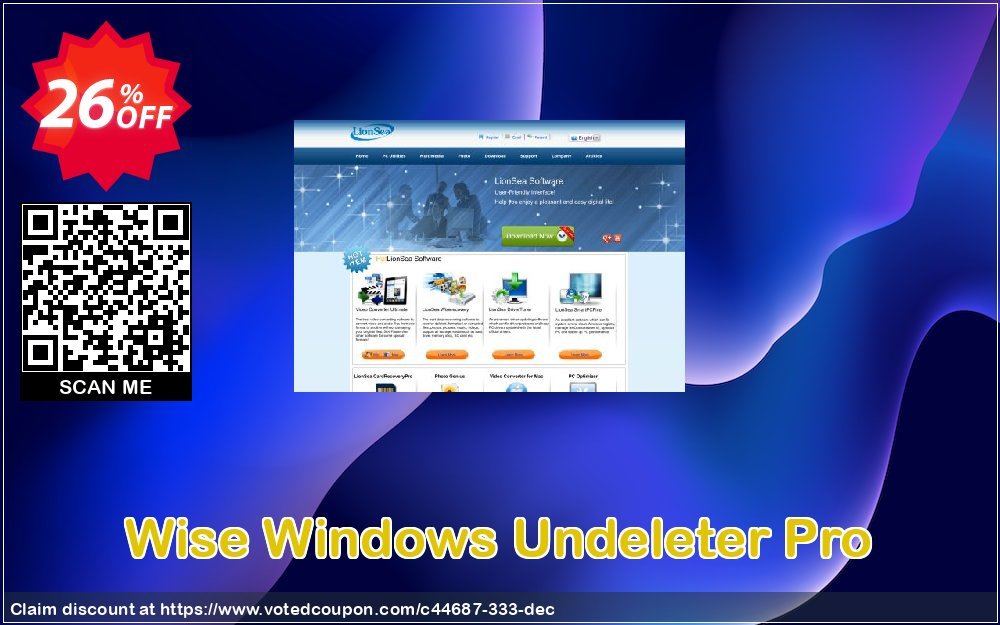 Wise WINDOWS Undeleter Pro Coupon, discount Lionsea Software coupon archive (44687). Promotion: Lionsea Software coupon discount codes archive (44687)