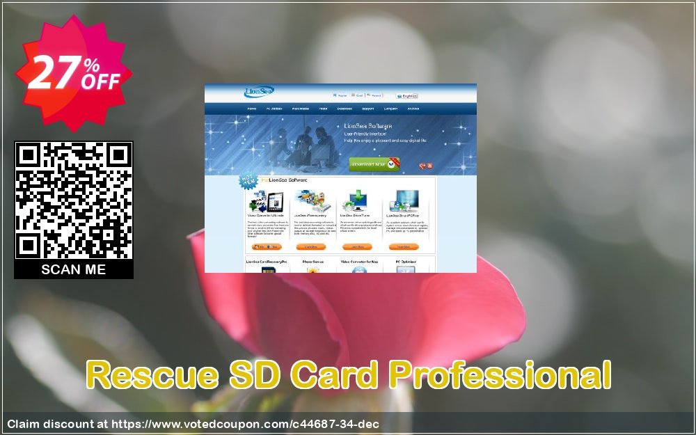 Rescue SD Card Professional Coupon, discount Lionsea Software coupon archive (44687). Promotion: Lionsea Software coupon discount codes archive (44687)