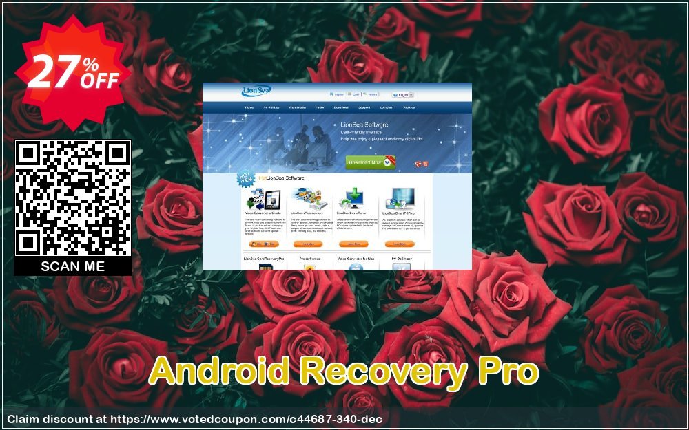 Android Recovery Pro Coupon, discount Lionsea Software coupon archive (44687). Promotion: Lionsea Software coupon discount codes archive (44687)