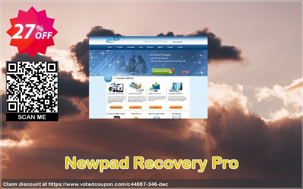 Newpad Recovery Pro Coupon, discount Lionsea Software coupon archive (44687). Promotion: Lionsea Software coupon discount codes archive (44687)