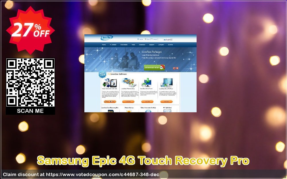 Samsung Epic 4G Touch Recovery Pro Coupon, discount Lionsea Software coupon archive (44687). Promotion: Lionsea Software coupon discount codes archive (44687)