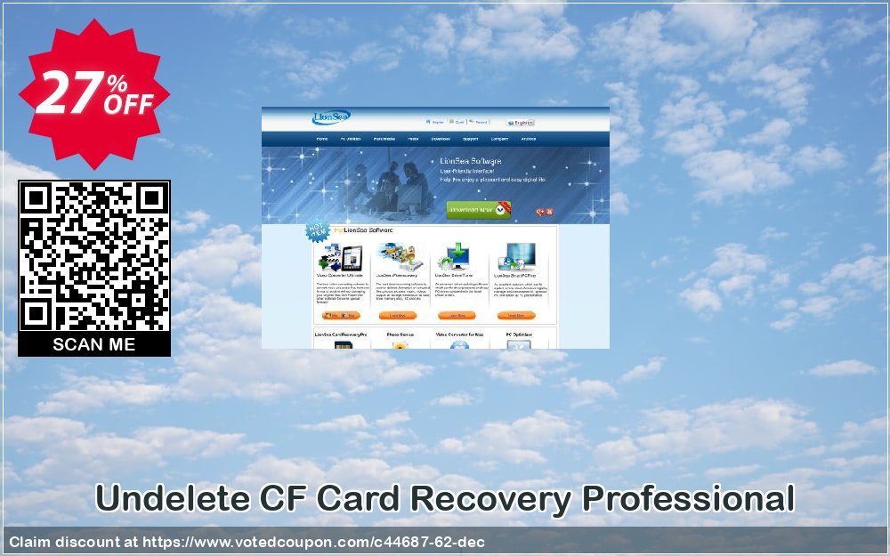Undelete CF Card Recovery Professional Coupon, discount Lionsea Software coupon archive (44687). Promotion: Lionsea Software coupon discount codes archive (44687)