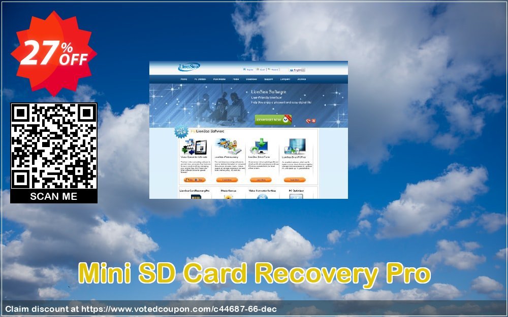 Mini SD Card Recovery Pro Coupon, discount Lionsea Software coupon archive (44687). Promotion: Lionsea Software coupon discount codes archive (44687)