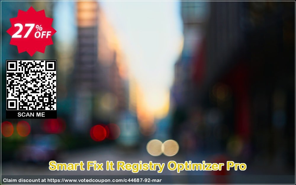 Smart Fix It Registry Optimizer Pro Coupon Code Apr 2024, 27% OFF - VotedCoupon