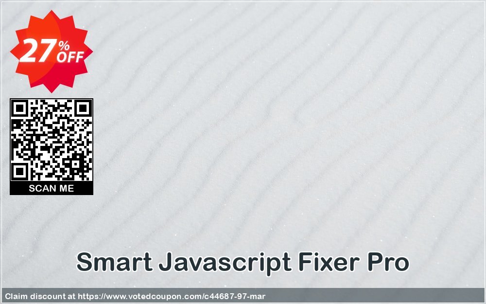 Smart Javascript Fixer Pro Coupon, discount Lionsea Software coupon archive (44687). Promotion: Lionsea Software coupon discount codes archive (44687)