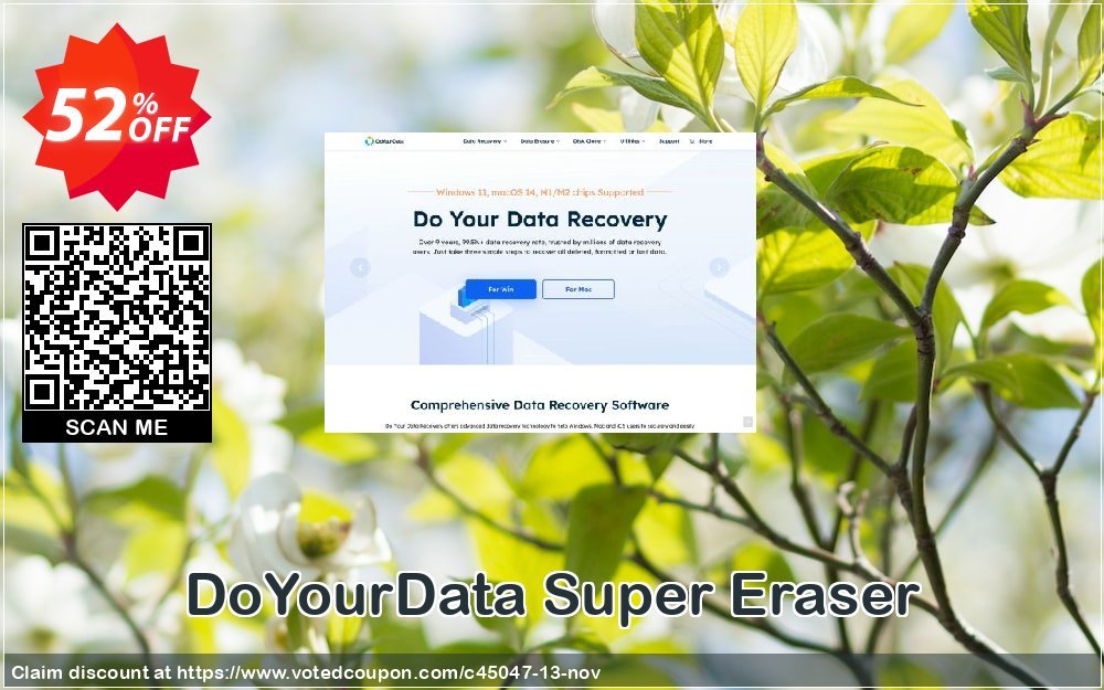 DoYourData Super Eraser Coupon, discount DoYourData recovery coupon (45047). Promotion: DoYourData recovery software coupon code