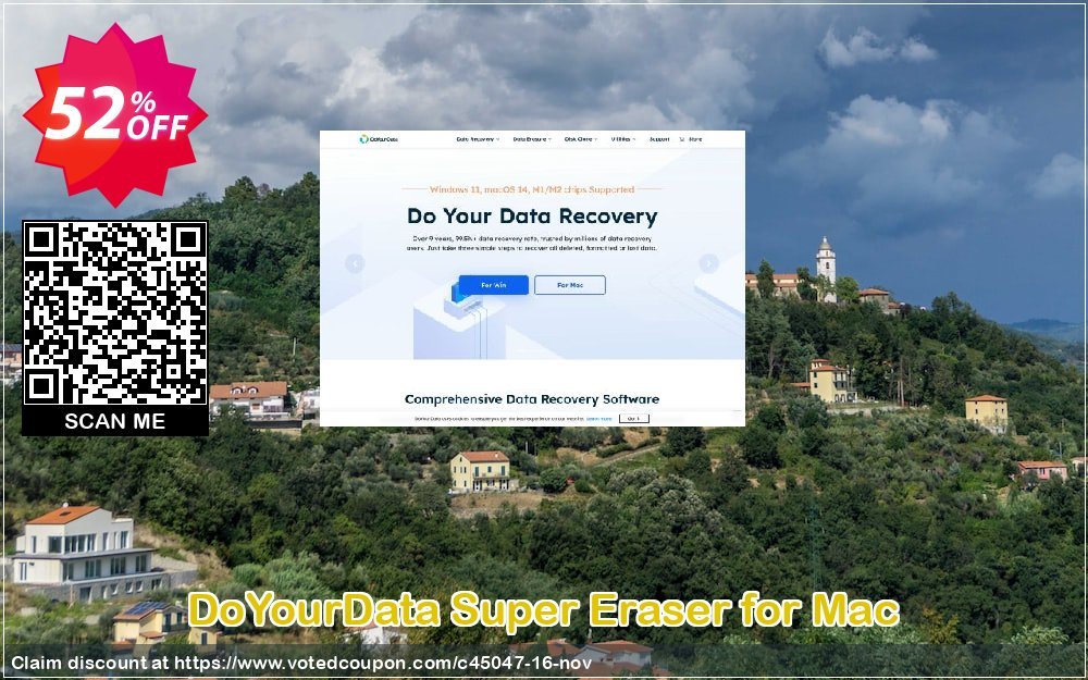 DoYourData Super Eraser for MAC Coupon, discount DoYourData recovery coupon (45047). Promotion: DoYourData recovery software coupon code