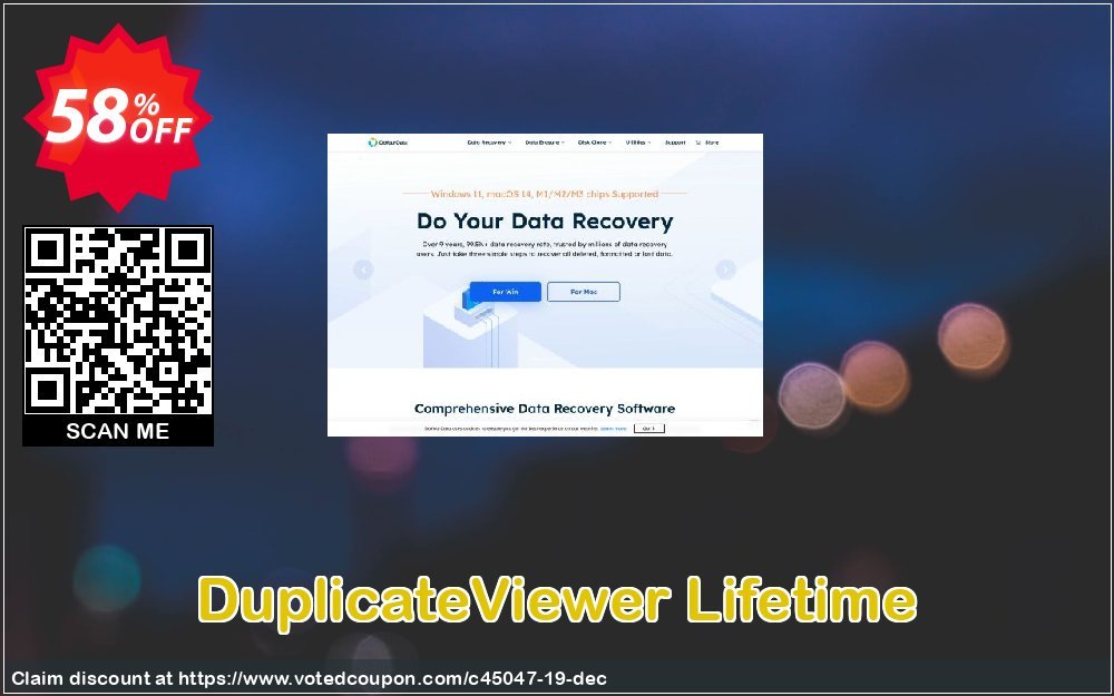 DuplicateViewer Lifetime Coupon, discount DoYourData recovery coupon (45047). Promotion: DoYourData recovery software coupon code