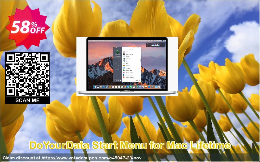 DoYourData Start Menu for MAC Lifetime Coupon, discount DoYourData recovery coupon (45047). Promotion: DoYourData recovery software coupon code